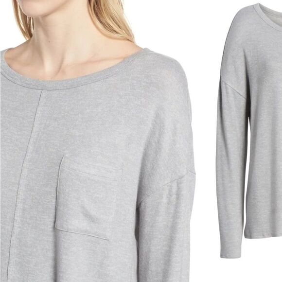 Caslon Nordstrom cozy pocket top - Picture 8 of 10